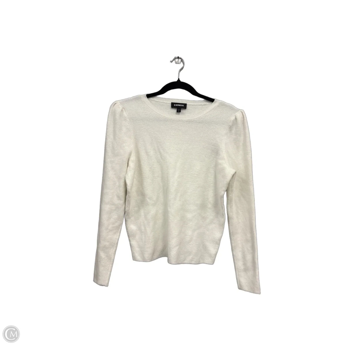 Sweater By Express In Cream, Size: M