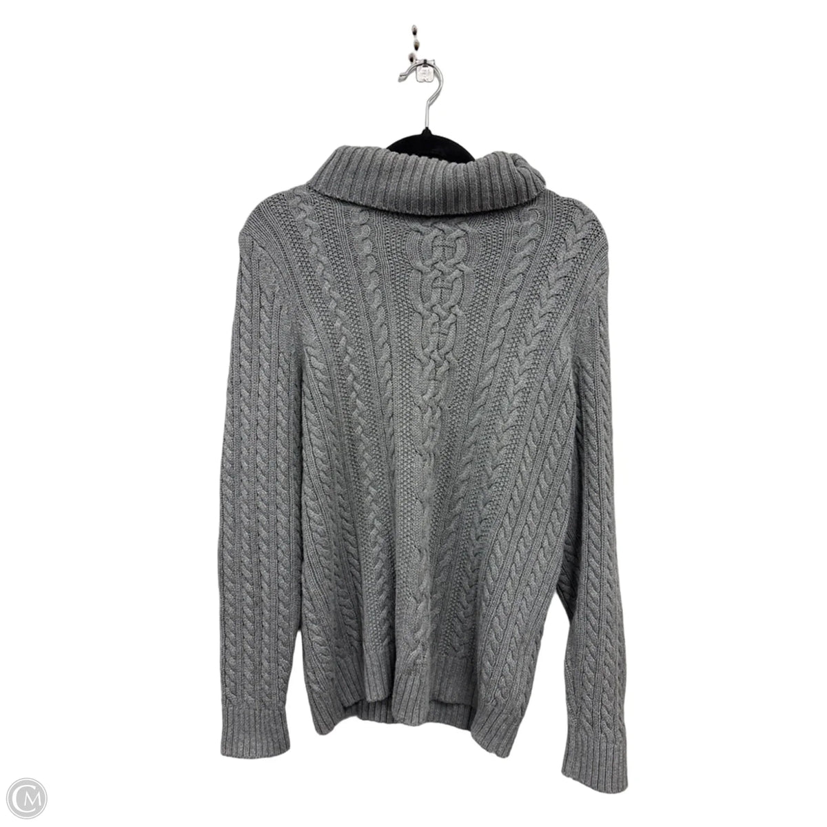 Sweater By Croft And Barrow In Grey, Size: M