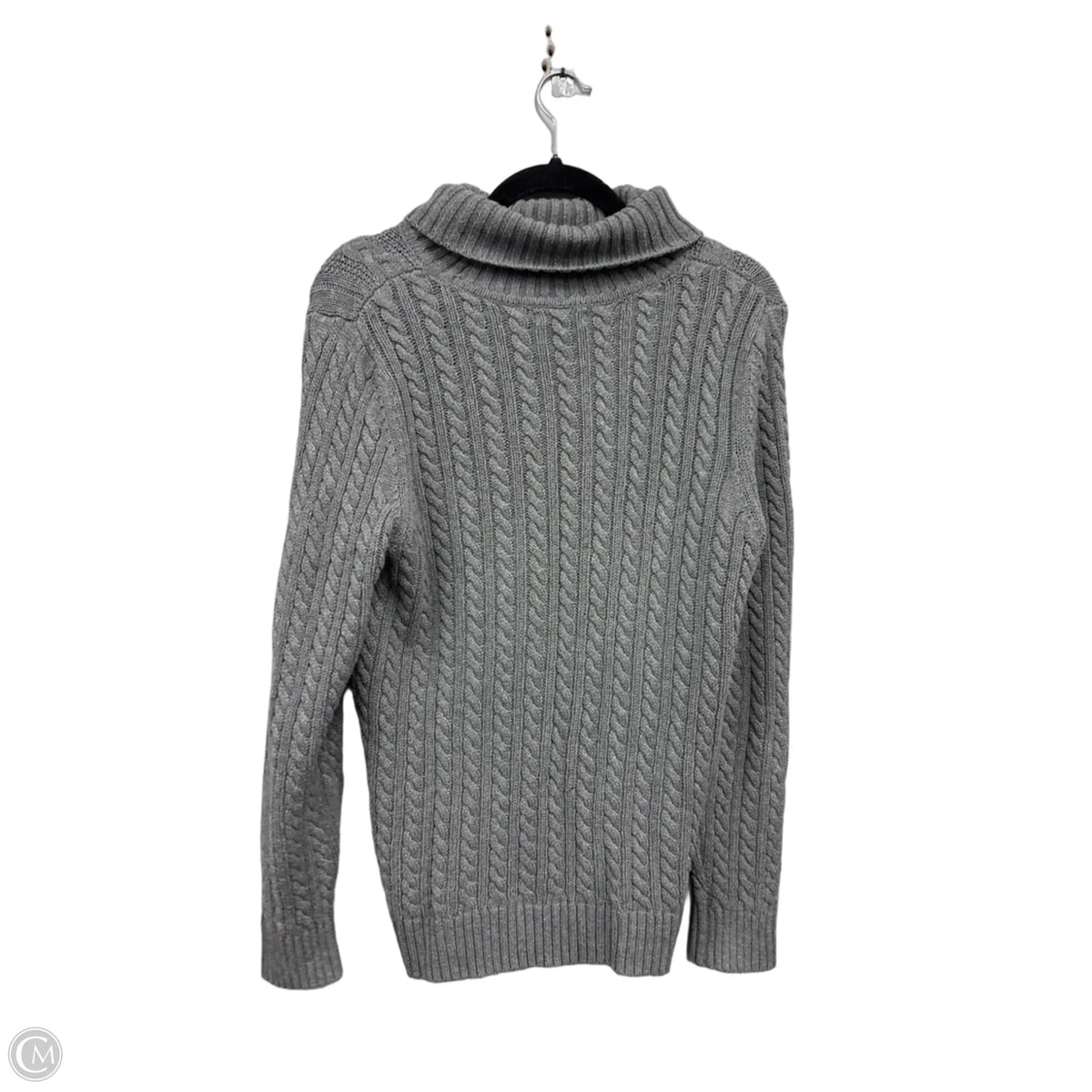 Sweater By Croft And Barrow In Grey, Size: M