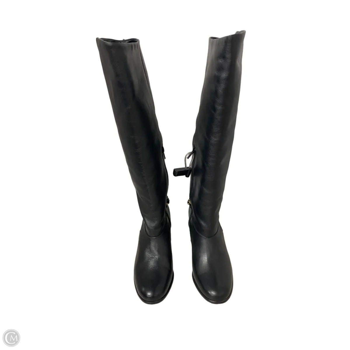 Boots Knee Heels By Johnston & Murphy In Black, Size: 6.5