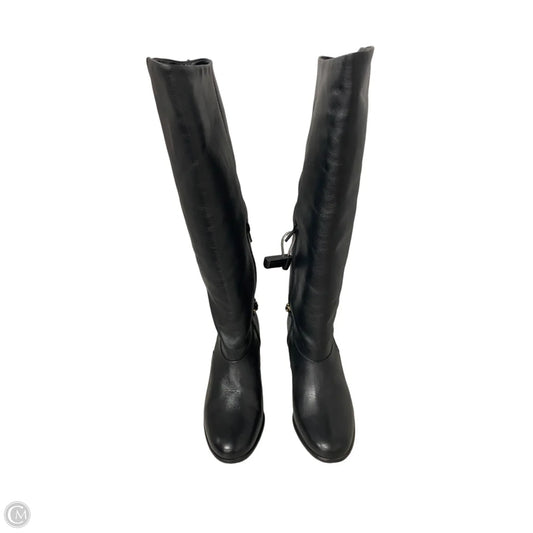 Boots Knee Heels By Johnston & Murphy In Black, Size: 6.5