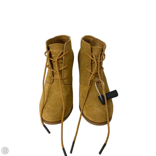 Boots Ankle Heels By Toms In Tan, Size: 6.5