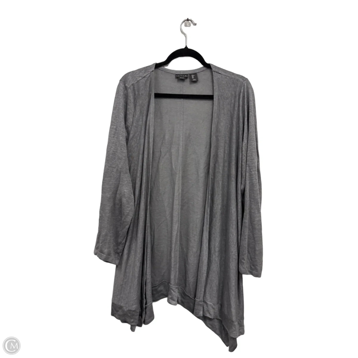 Cardigan By Tahari In Grey, Size: L