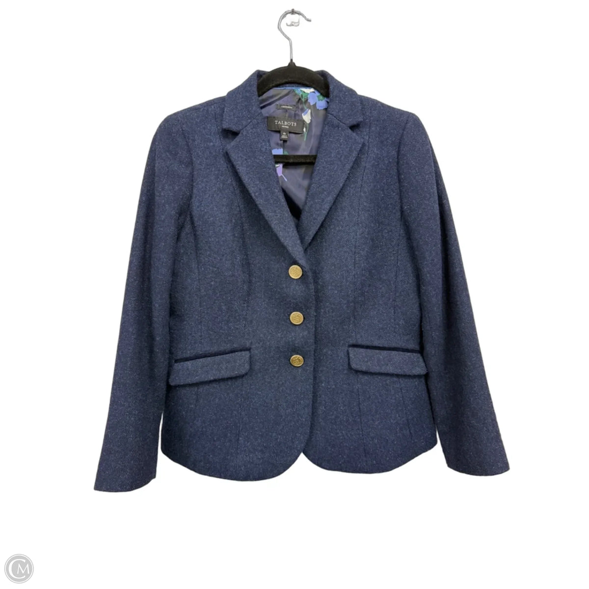 Blazer By Talbots In Navy, Size: 4p