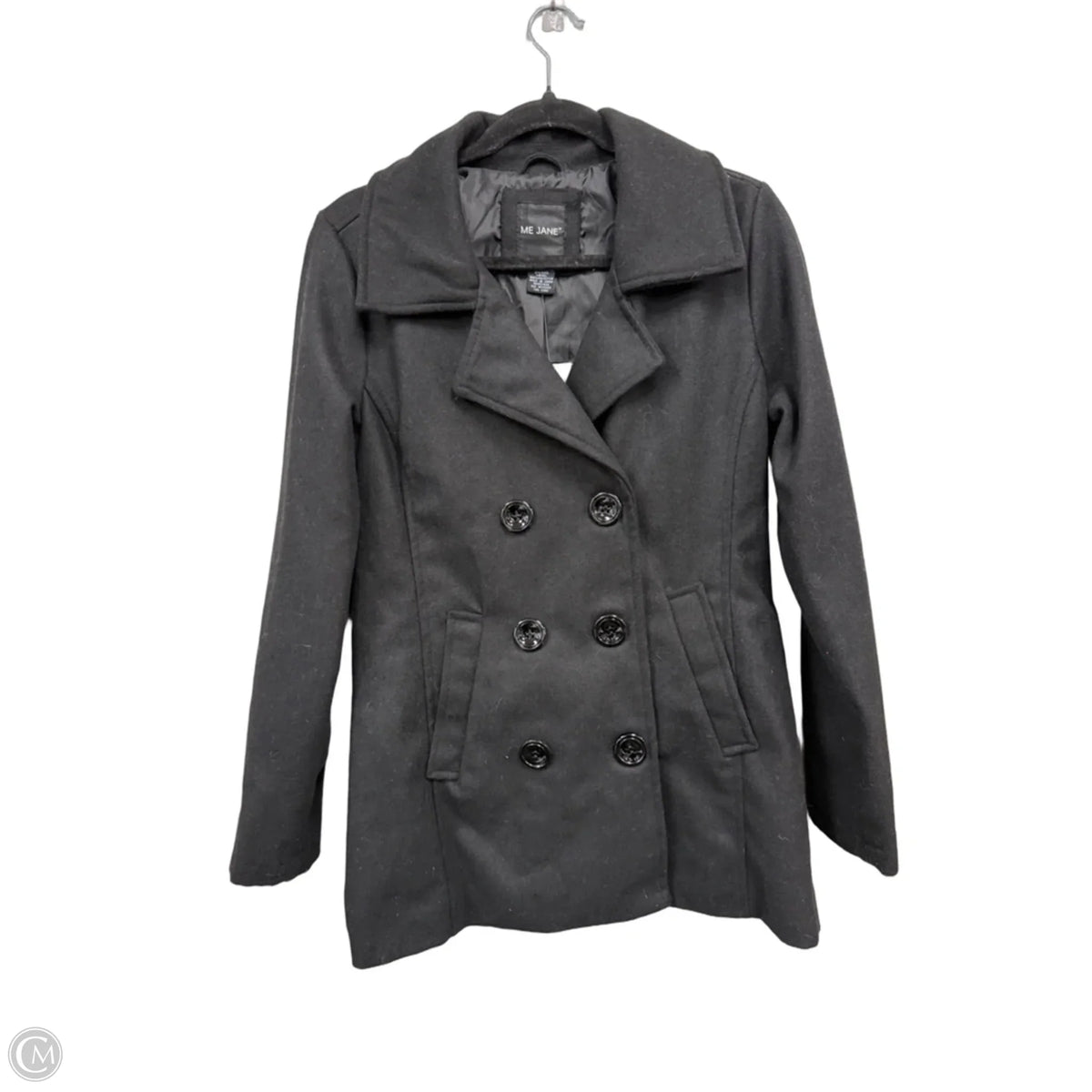 Coat Peacoat By Me Jane In Black, Size: M