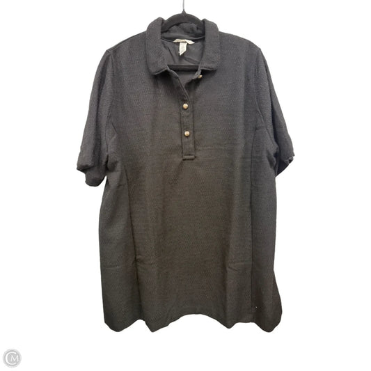 Dress Casual Short By H&m In Black, Size: Xxl