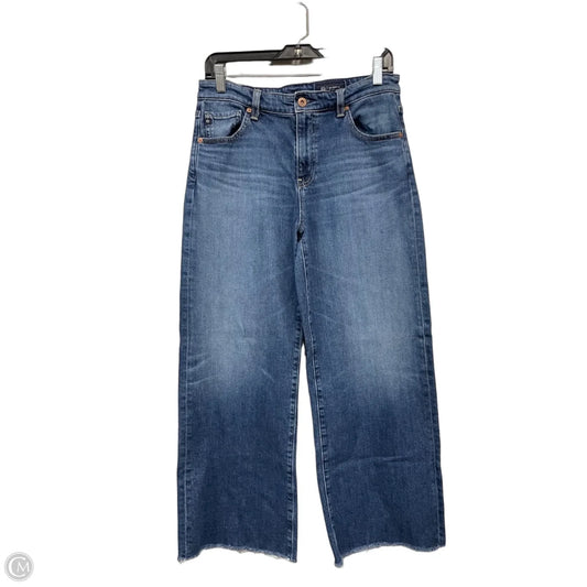 Jeans Wide Leg By Adriano Goldschmied In Blue, Size: 6