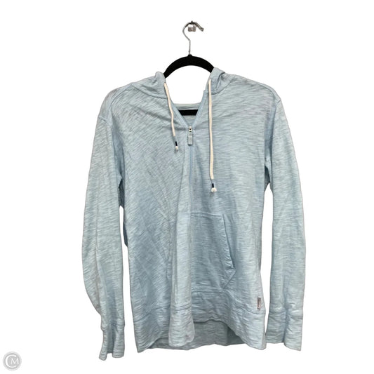 Athletic Jacket By Eddie Bauer In Blue, Size: M