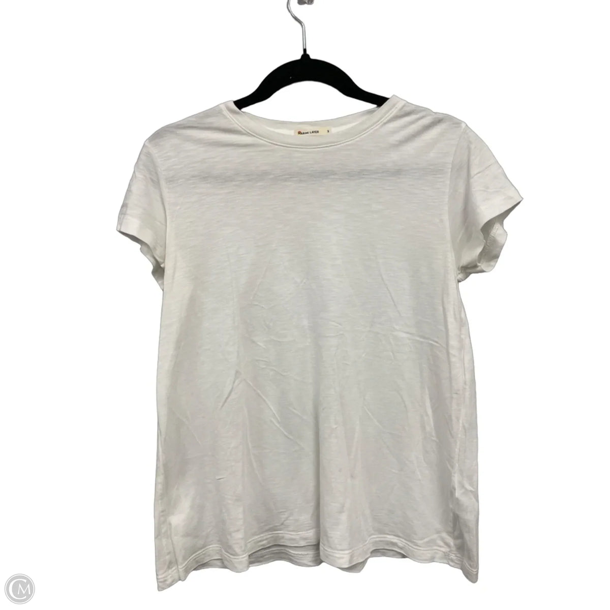 Top Short Sleeve Basic By Marine Layer In White, Size: S
