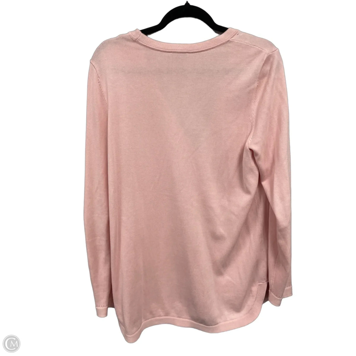 Sweater Cardigan By Talbots In Peach, Size: M