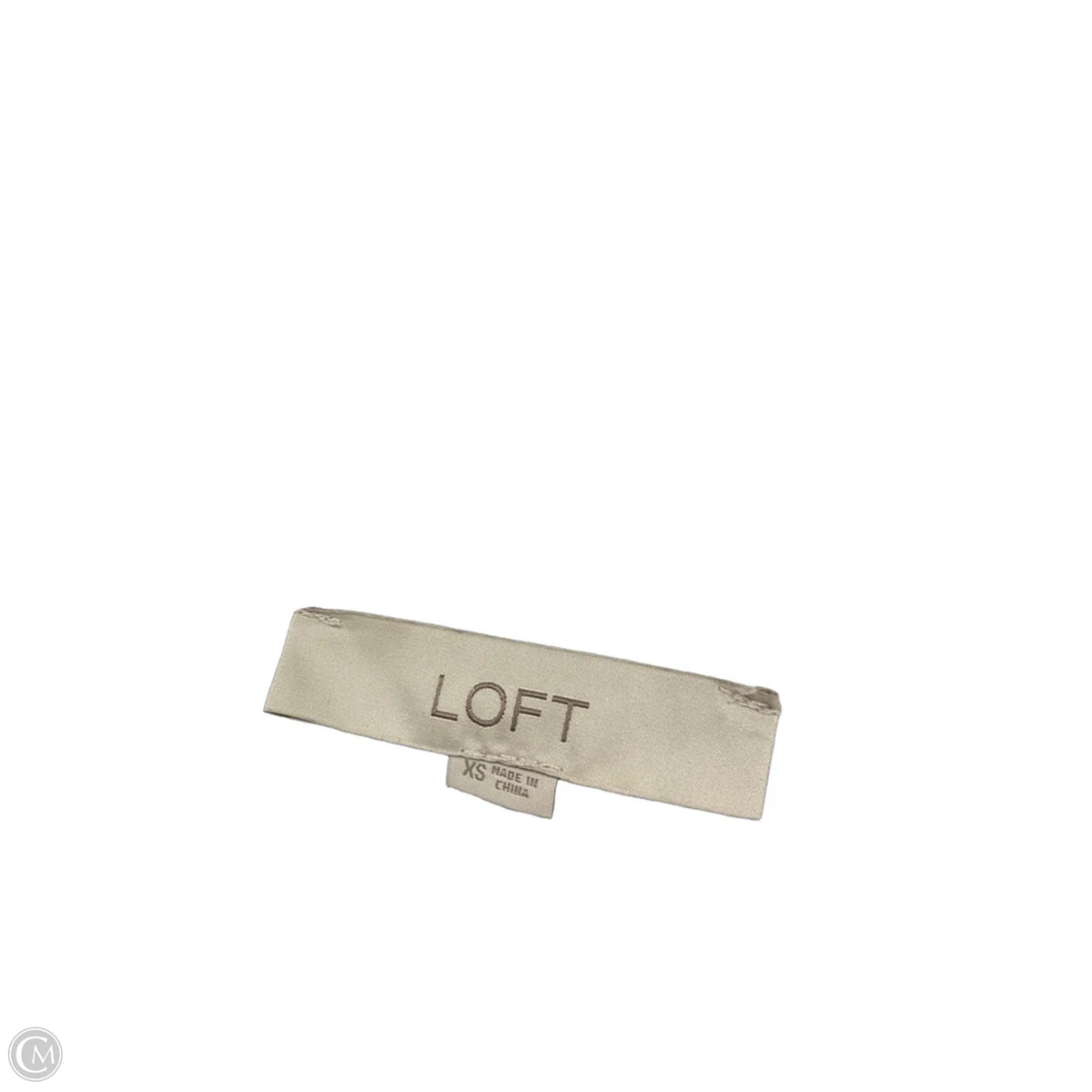 Sweater By Loft In Cream & Grey, Size: Xs