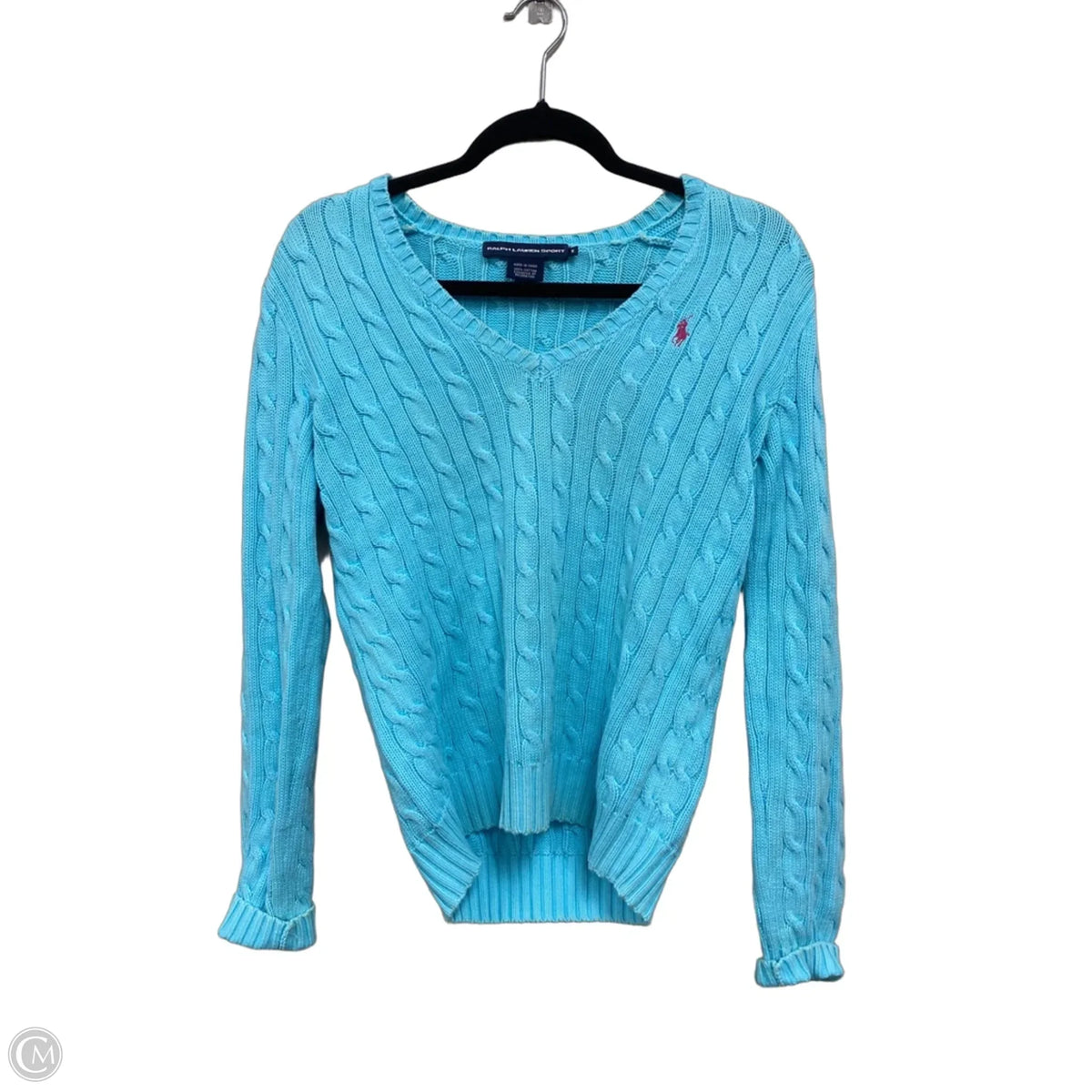 Sweater By Ralph Lauren In Blue, Size: M