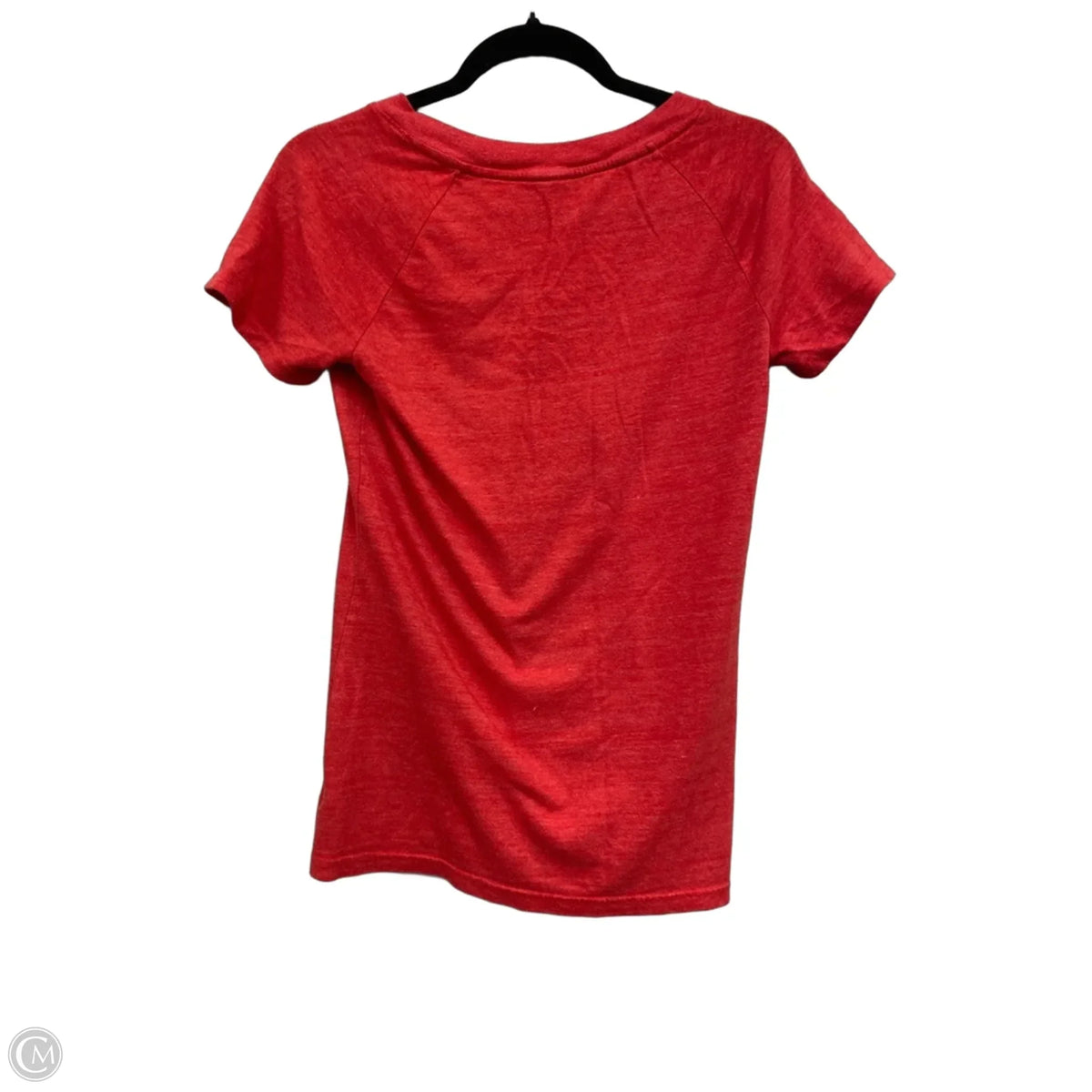 Top Short Sleeve Basic By Adidas In Red, Size: M