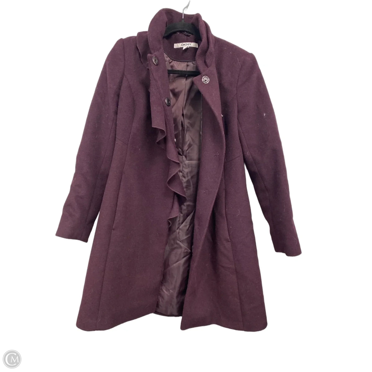 Coat Other By Dkny In Purple, Size: 2