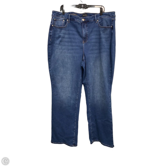 Jeans Boot Cut By Talbots In Blue, Size: 22