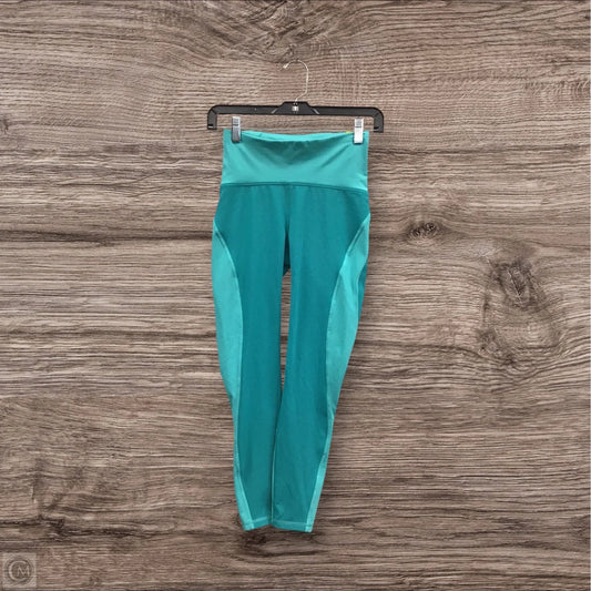 Athletic Leggings Capris By Lululemon In Green, Size: 4