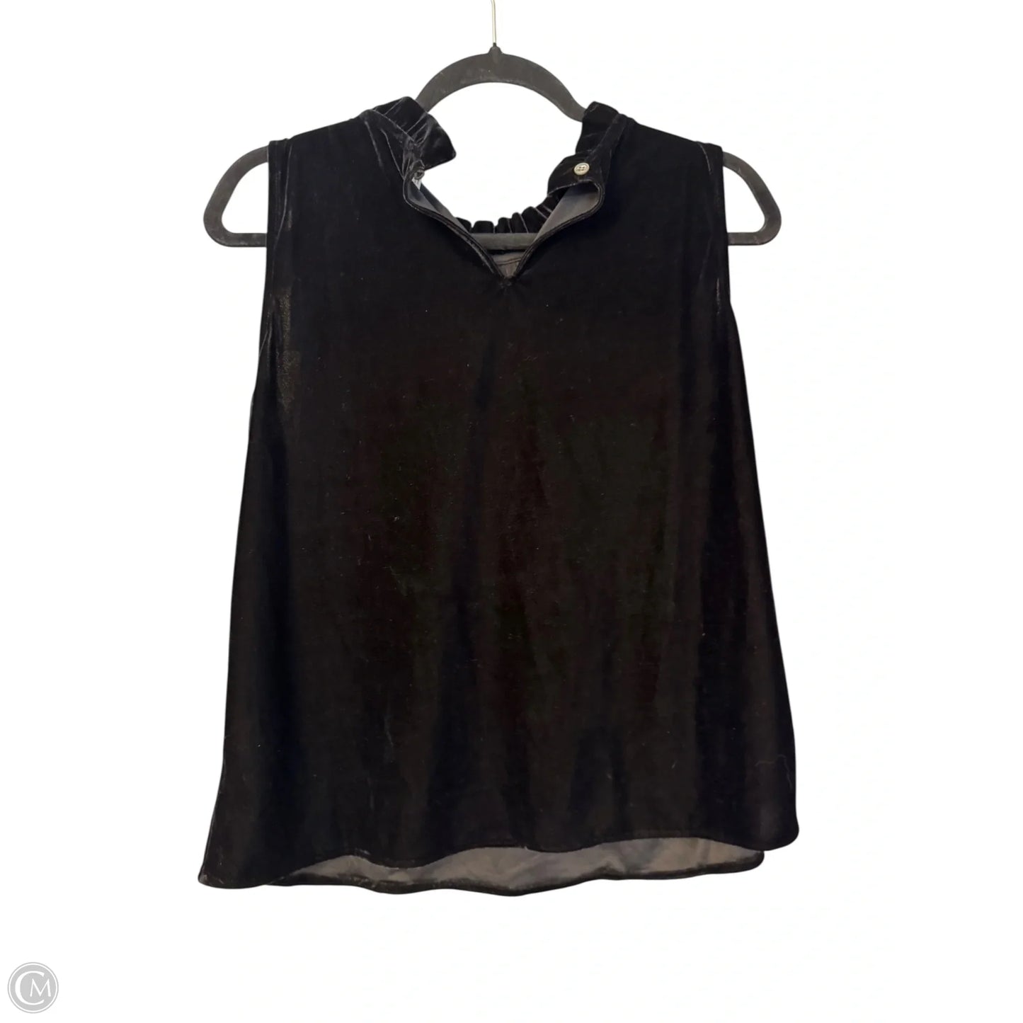 Top Sleeveless By J. Crew In Black, Size: M