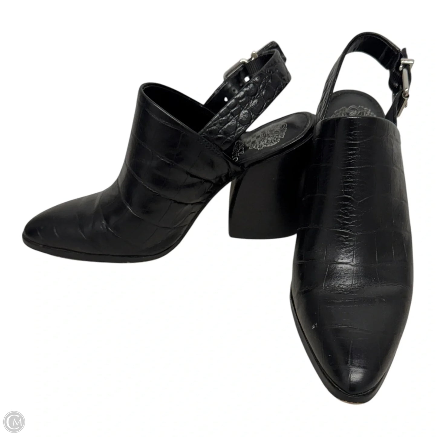 Boots Ankle Heels By Vince Camuto In Black, Size: 6