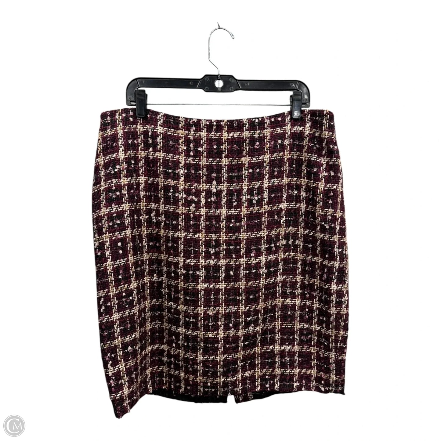 Skirt Designer By Karl Lagerfeld In Plaid Pattern, Size: 16