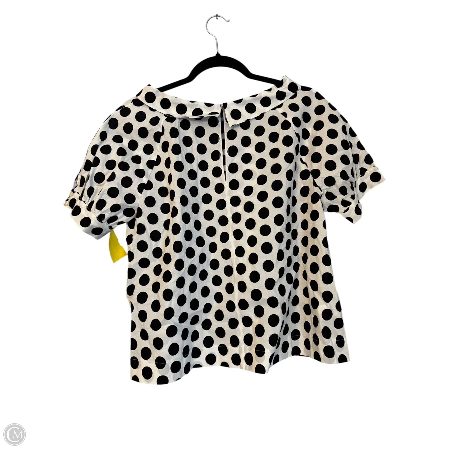 Top Short Sleeve By Ann Taylor In Polkadot Pattern, Size: Lp