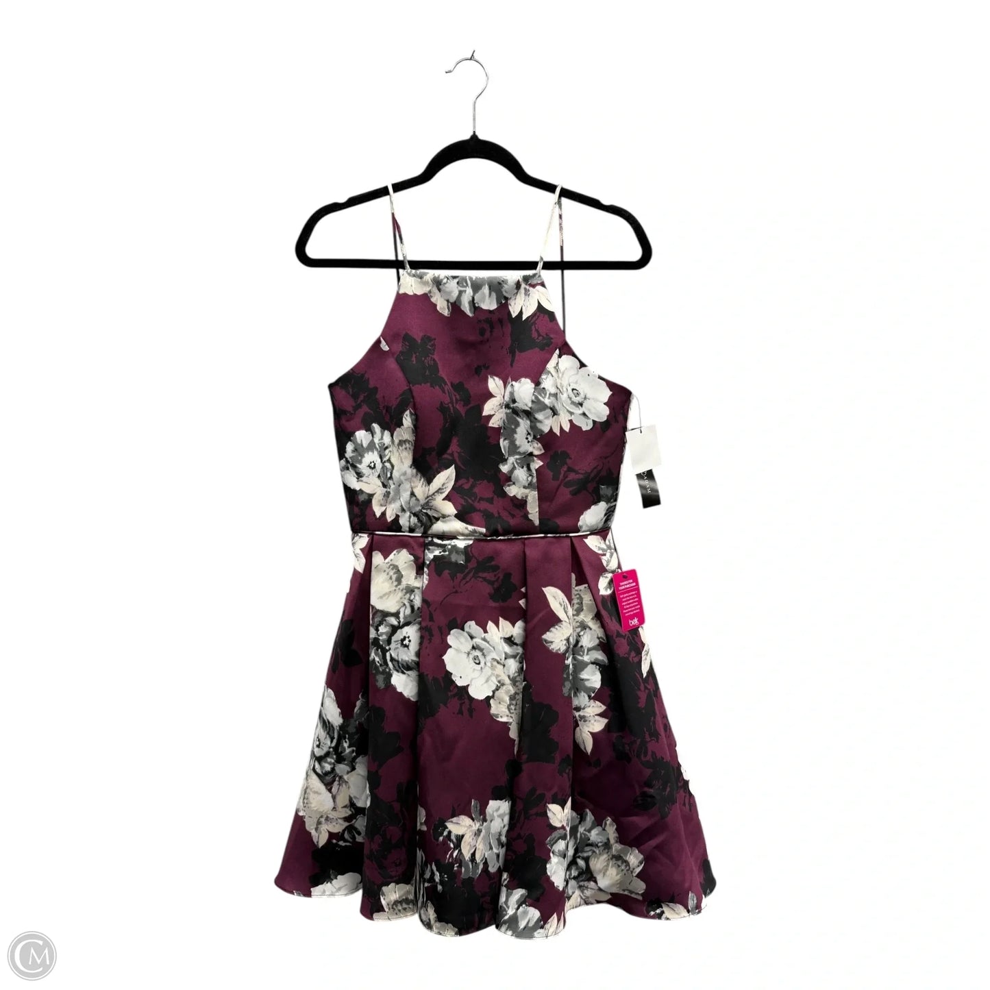 Dress Party Short By Betsy And Adam In Floral Print, Size: 10