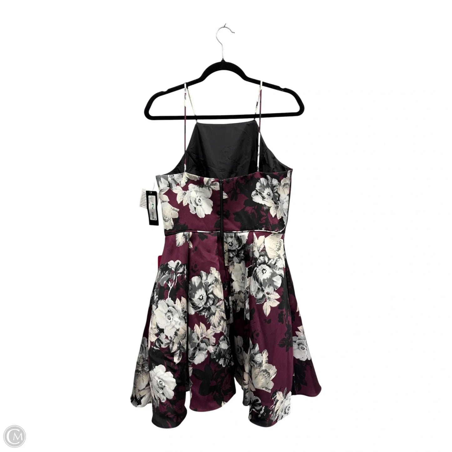 Dress Party Short By Betsy And Adam In Floral Print, Size: 10