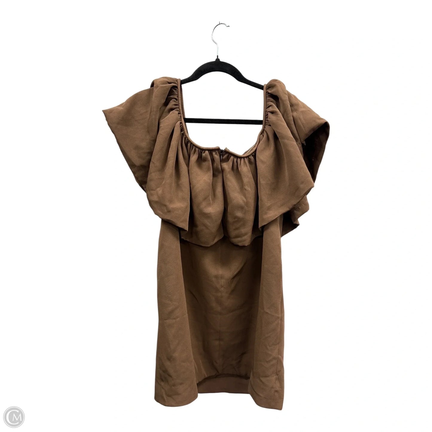 Dress Party Short By Nikita Mhaisalkar In Brown, Size: L