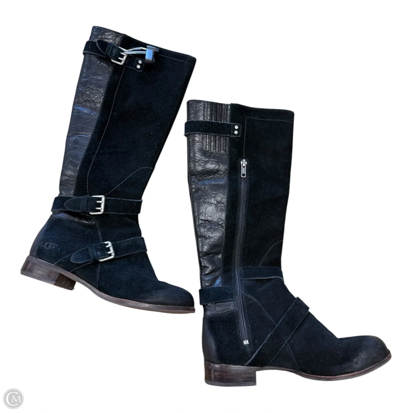 Boots Designer By Ugg In Black, Size: 6