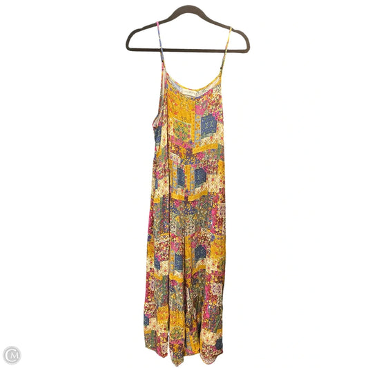 Jumpsuit By Natural Life In Floral Print, Size: L