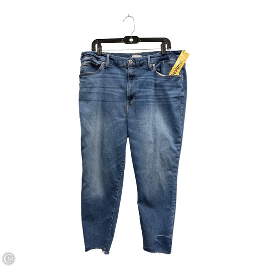 Jeans Skinny By Good American In Blue, Size: 3x