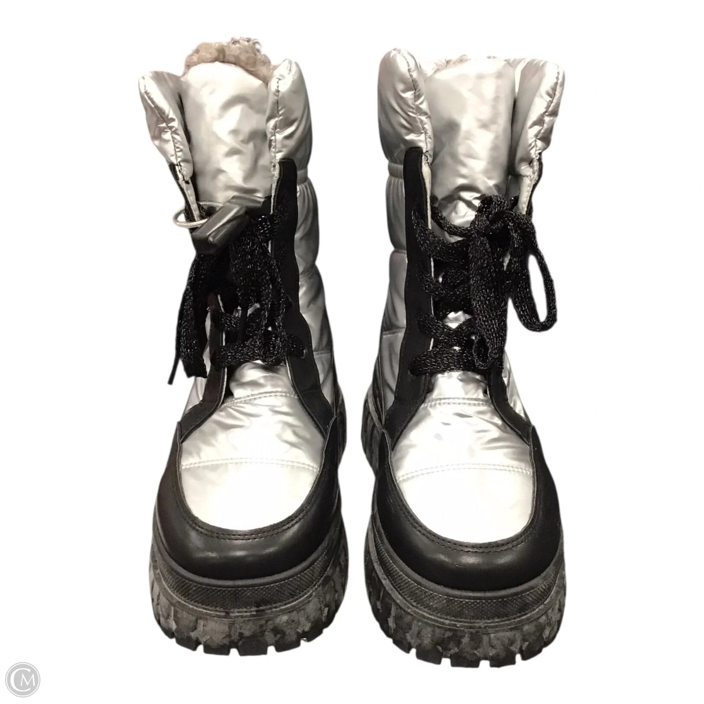 Boots Snow By Rouge In Black & Grey, Size: 9