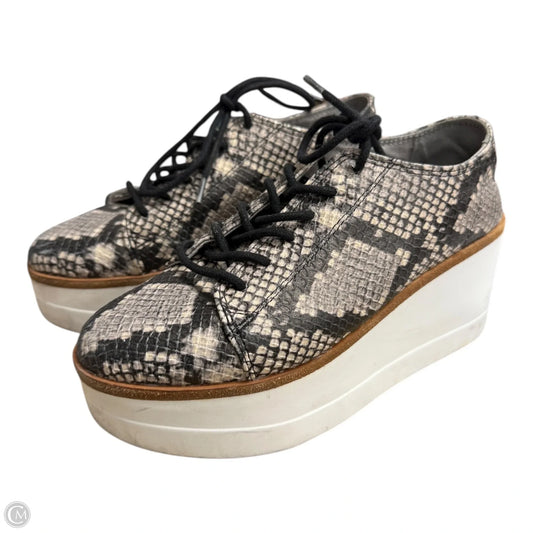 Shoes Heels Wedge By Steve Madden In Snakeskin Print, Size: 6.5