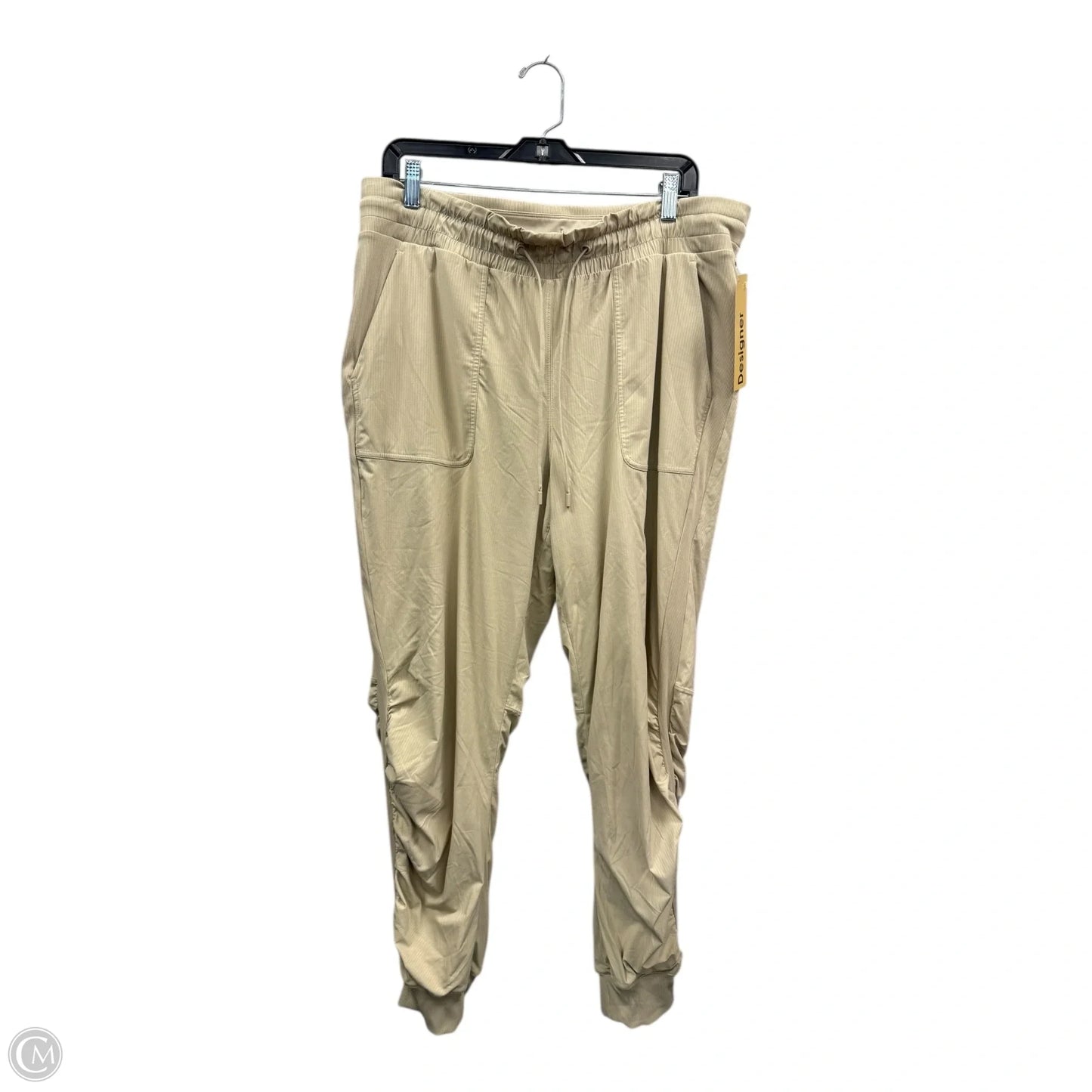 Athletic Pants By Lululemon In Tan, Size: L