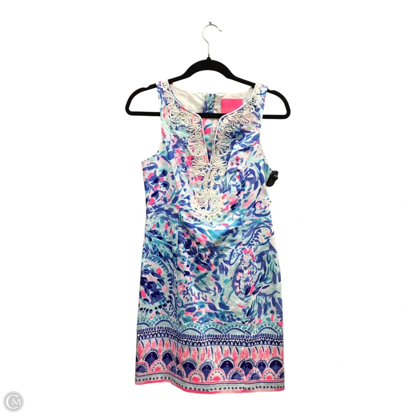Dress Designer By Lilly Pulitzer In Blue & Pink, Size: 0