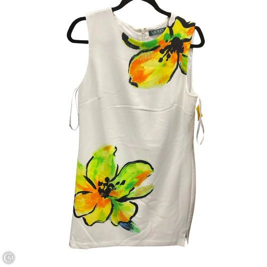 Dress Casual Short By Lauren By Ralph Lauren In White, Size: 14