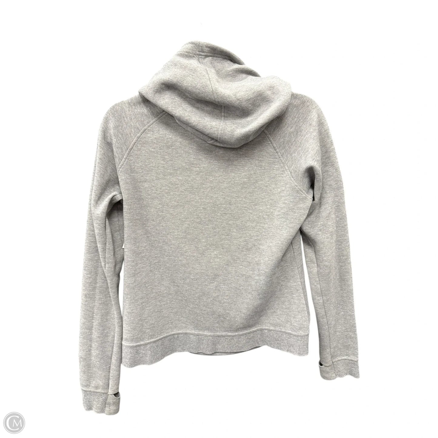 Sweatshirt Hoodie By Nike Apparel In Grey, Size: M