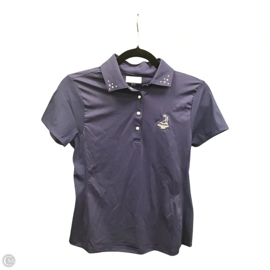 Athletic Top Short Sleeve By Greg Norman In Blue, Size: Xs