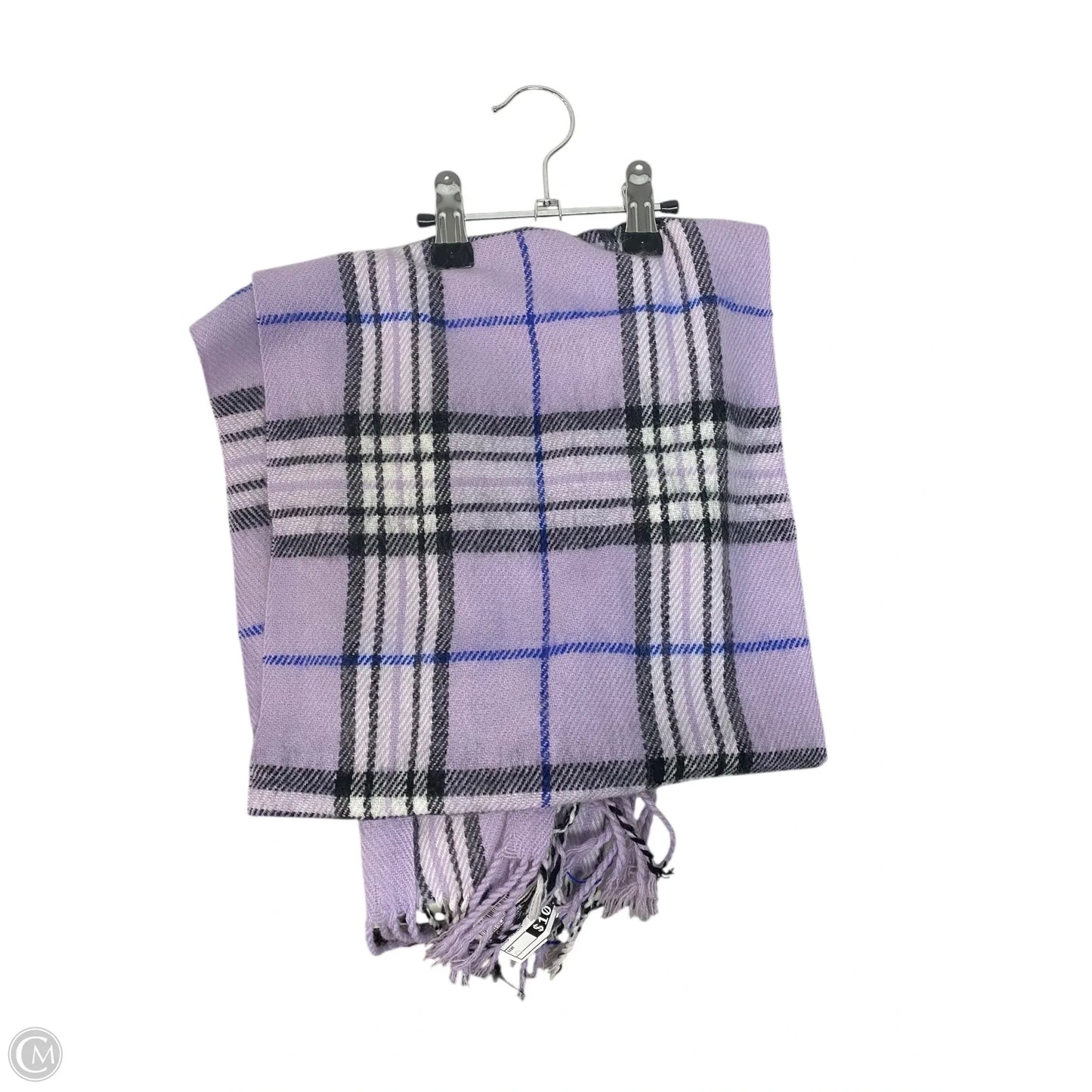Scarf Winter By Clothes Mentor In Plaid Pattern