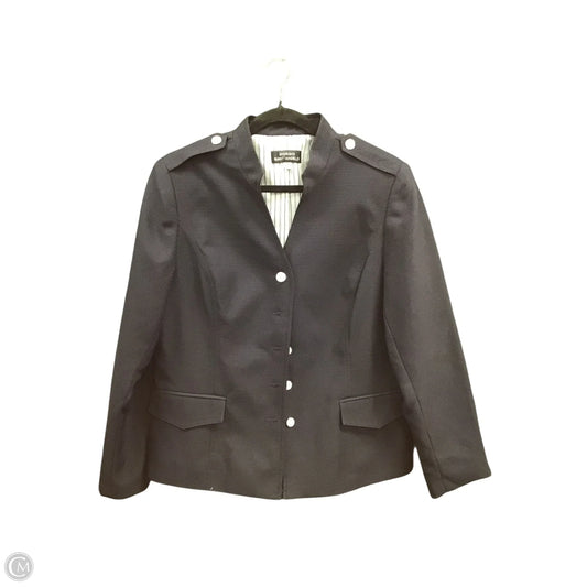 Blazer By Clothes Mentor In Navy, Size: 16