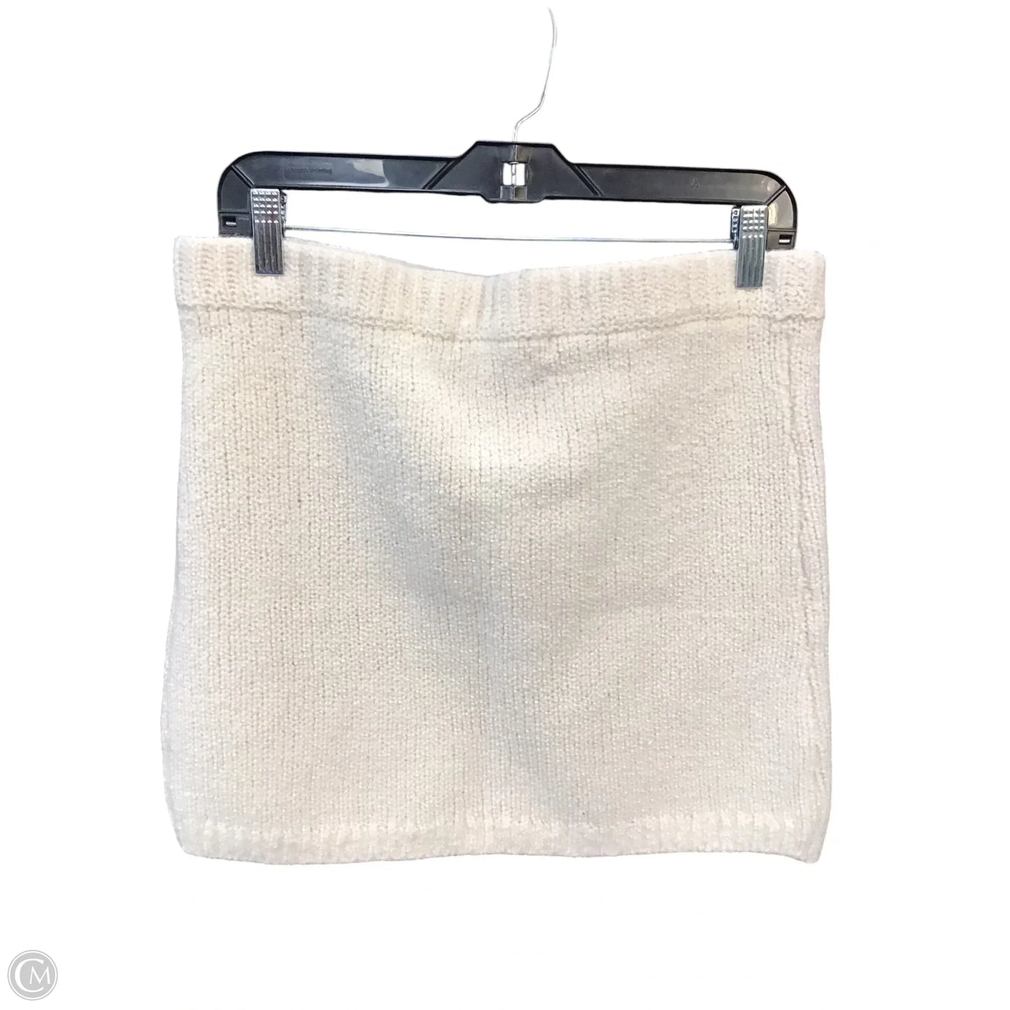 Skirt Mini & Short By Flat White In Cream, Size: L