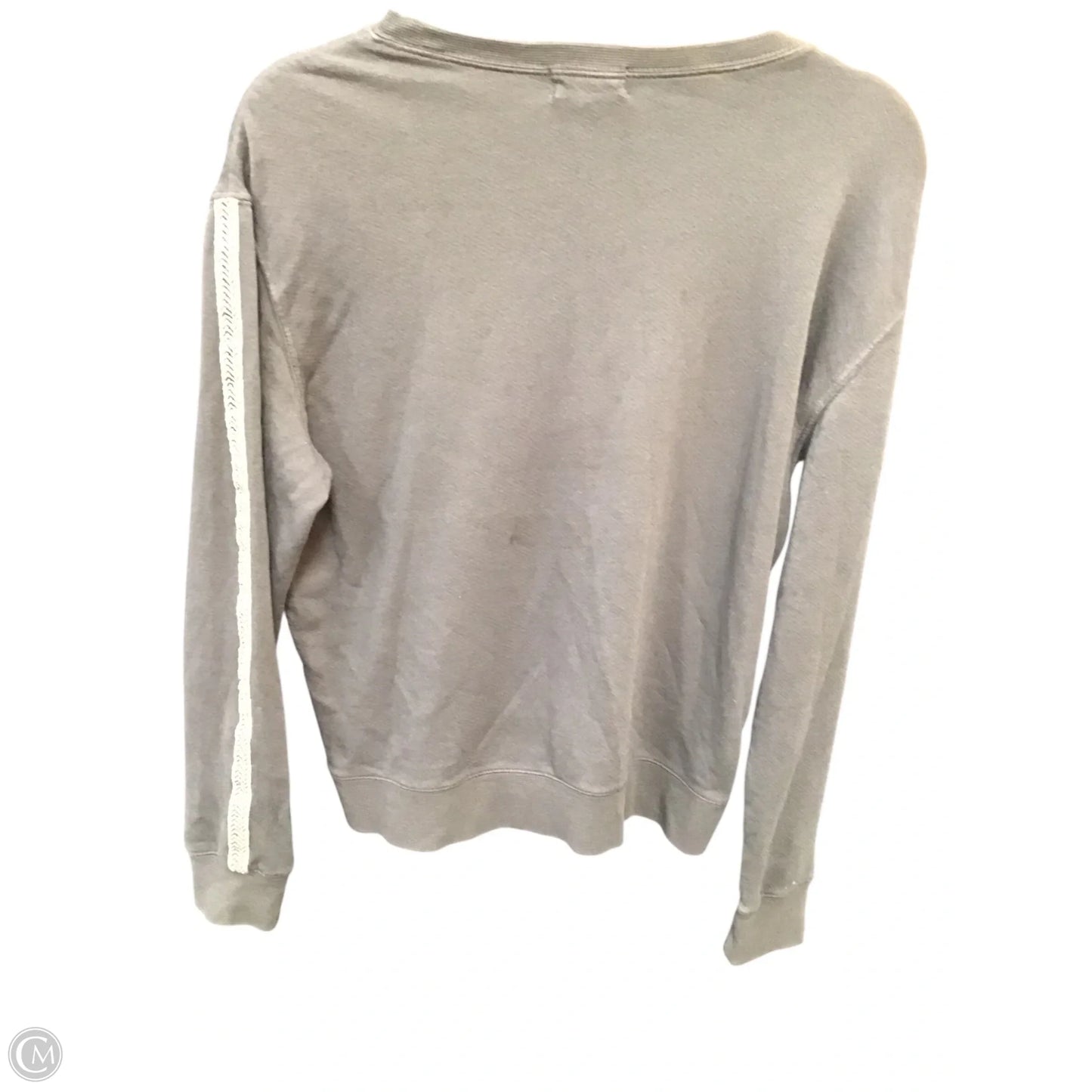 Sweatshirt Crewneck By Monrow In Grey, Size: S