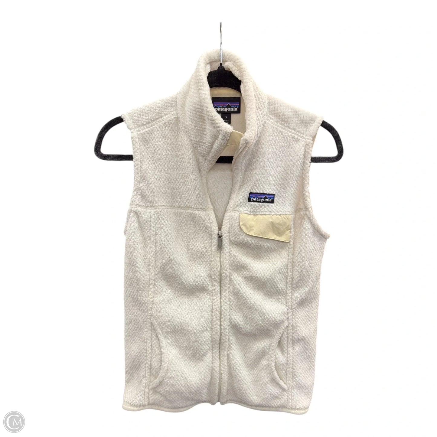 Vest Fleece By Patagonia In Cream, Size: S
