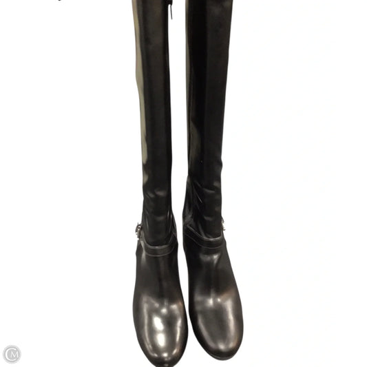 Boots Mid-calf Heels By Nine West In Black, Size: 7.5