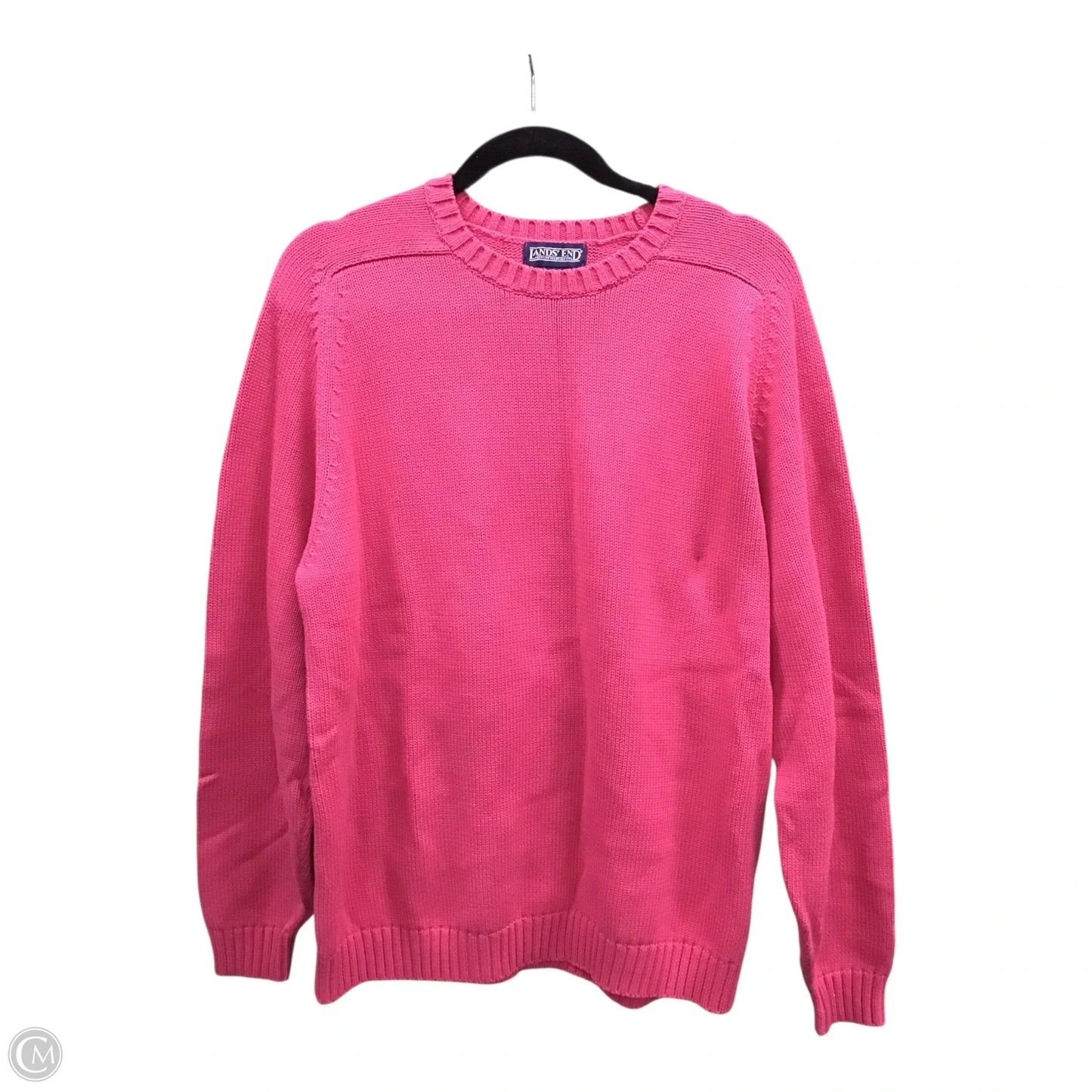 Sweater By Lands End In Coral, Size: Xl