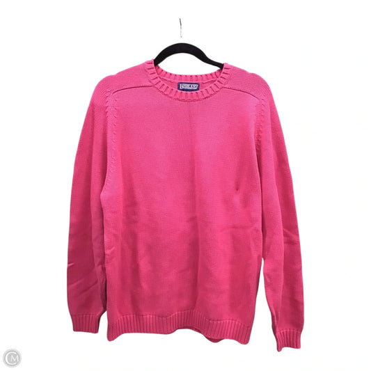 Sweater By Lands End In Coral, Size: Xl