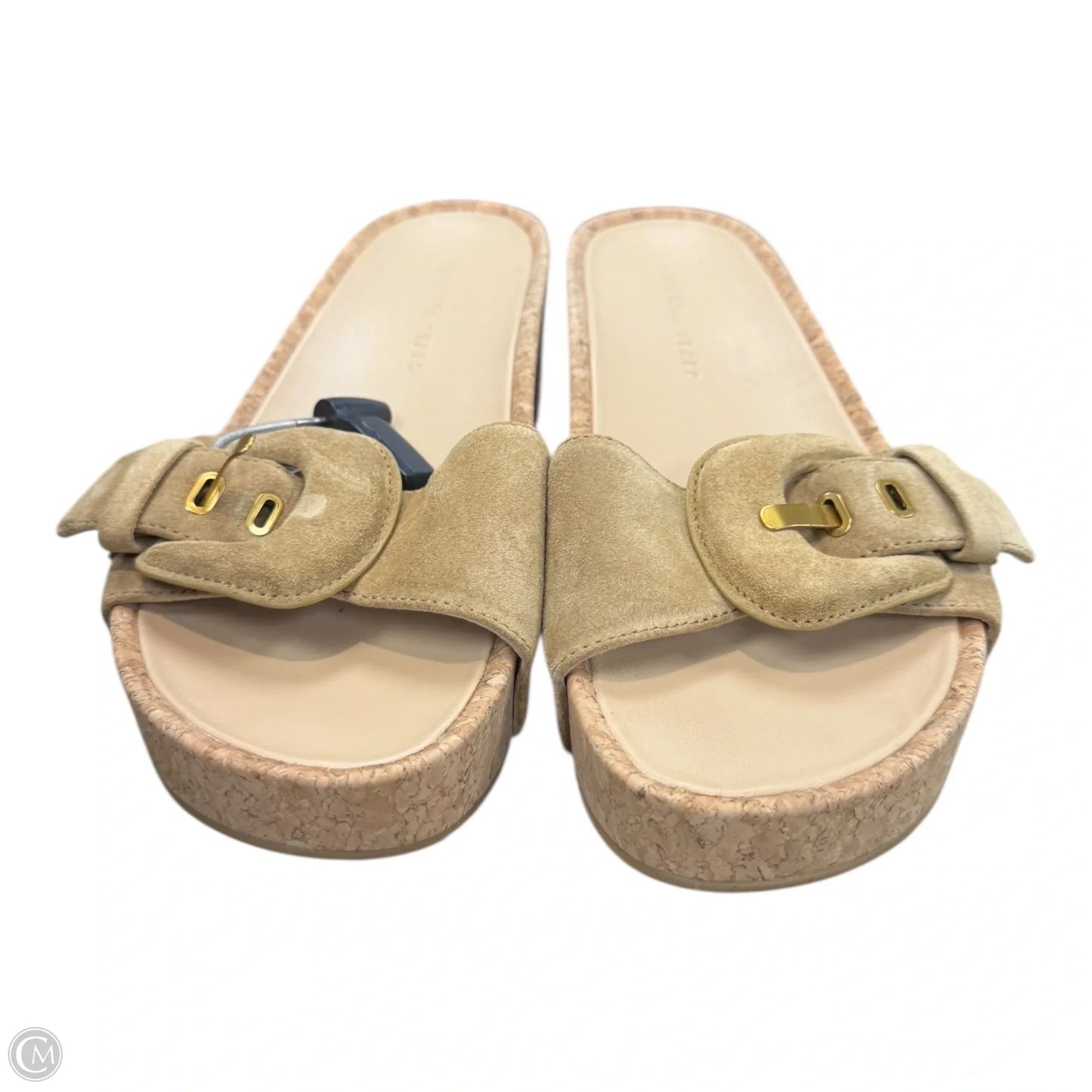 Sandals Flats By Veronica Beard In Tan, Size: 8.5