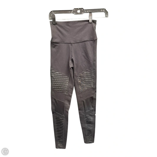 Athletic Leggings By Alo In Black, Size: Xs