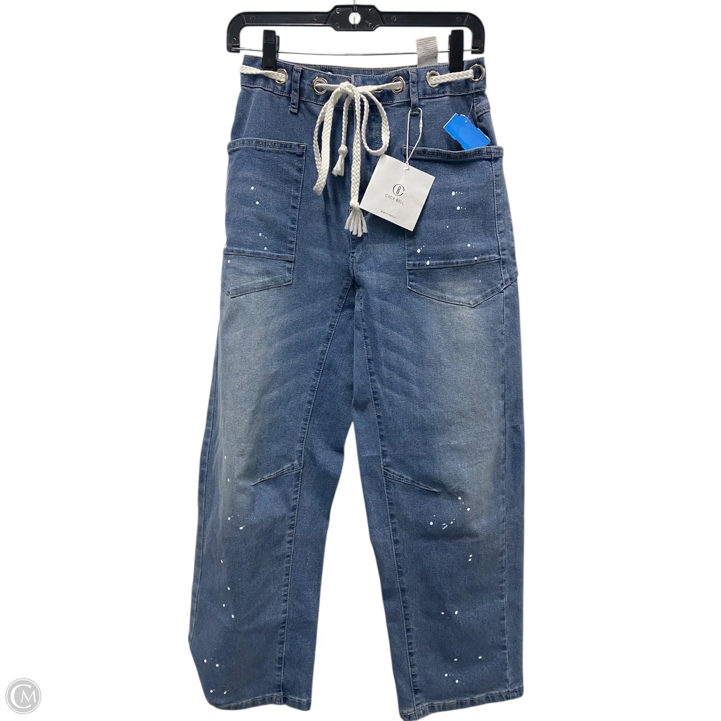 Jeans Wide Leg By Clothes Mentor In Blue, Size: 4