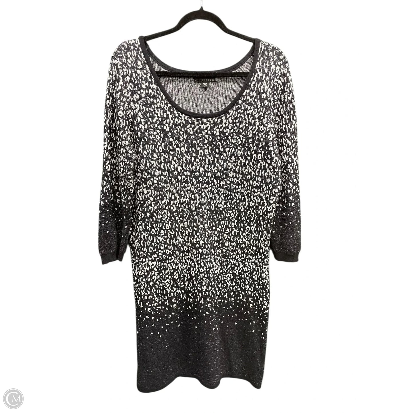 Dress Sweater By Attention In Animal Print, Size: Xl