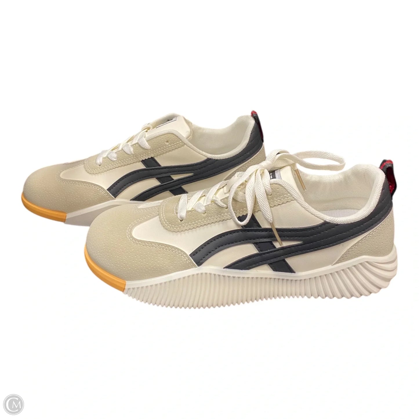 Shoes Sneakers By Cmb In Black & Cream, Size: 10